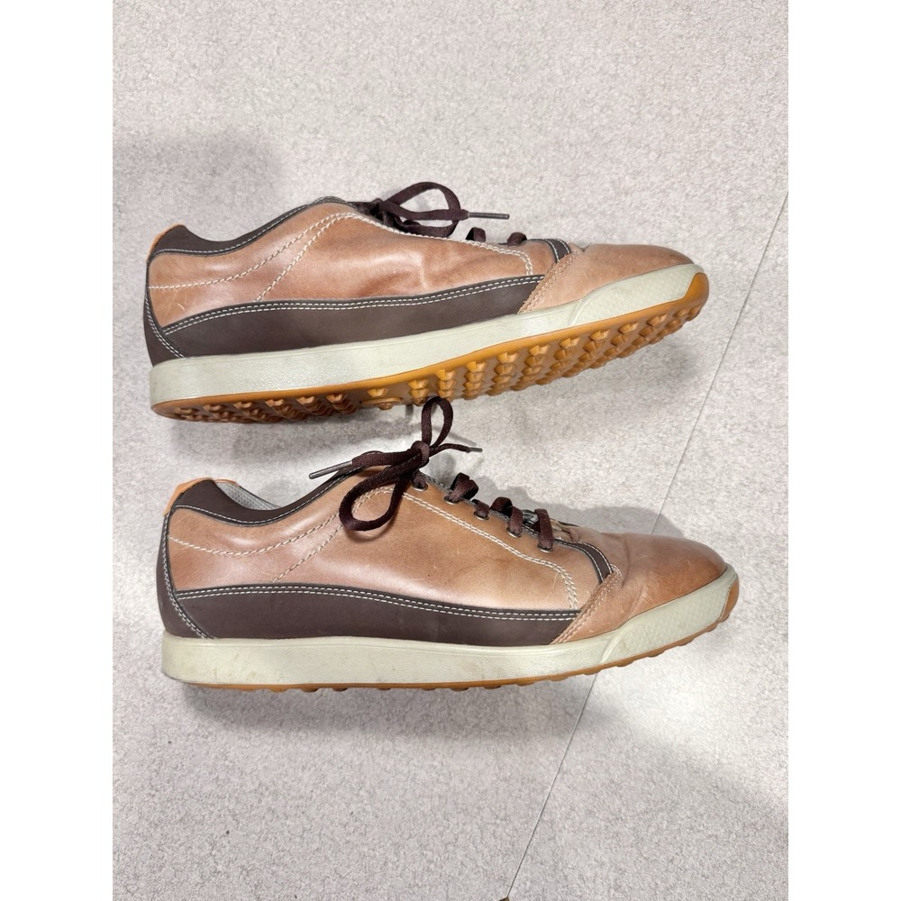 FootJoy FJ Contour Casual 54222 Brown‎ Golf Shoes Spikeless Leather Men's 12 M